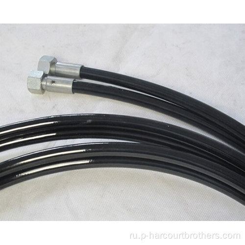 Elastomer PU Шланг два волокна Black Color 3/8 "SAE 100R8